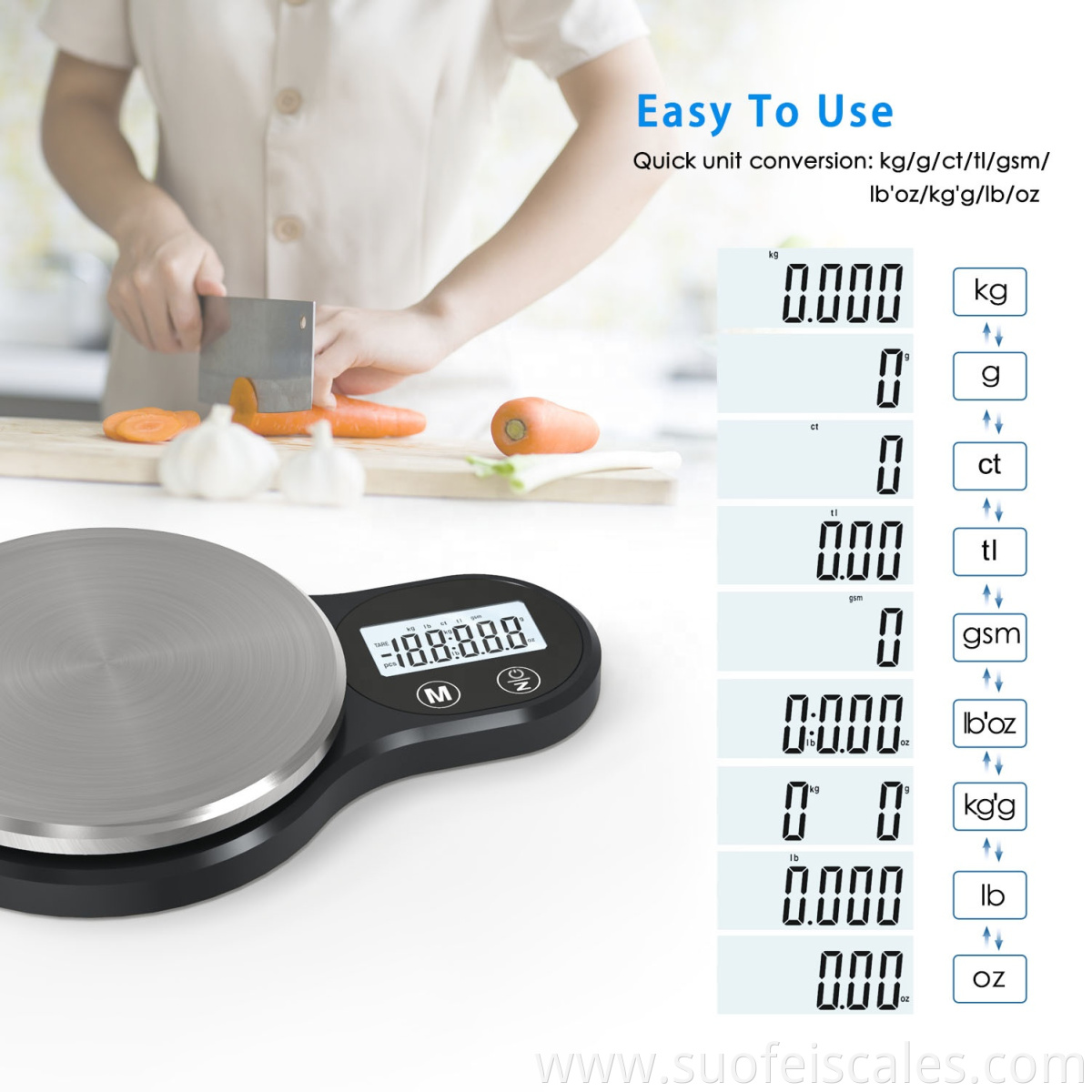 SF-480 CE RoHS kitchen scale 5kg household digital food kitchen scale manufacturer